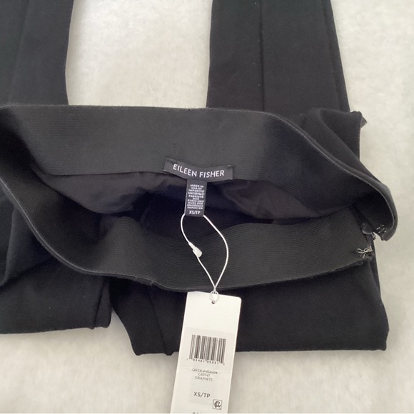NWT Eileen Fisher Graphite Leggings, Size XS.  (Zipper needs replacing) - Picture 8 of 10